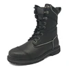 10 inches Leather Waterproof Coal Mining Safety Boots, Mining Safety Shoes