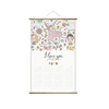 Wholesale Custom Printing High Quality Full Color Printing Wall Scroll Calendar
