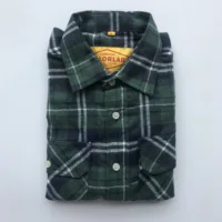 

China 100% Cotton Checked Custom Casual Mens Flannel Shirt