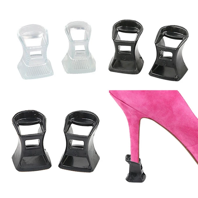 

High Shoe Heel rubber Cover /Stiletto Heel Savers, Transparent &black