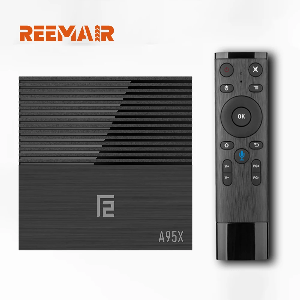 

2019 New Voice Control Android 9.0 32gb 64gb Dual Wifi 2.4G 5G A95X F2 Set Top Box