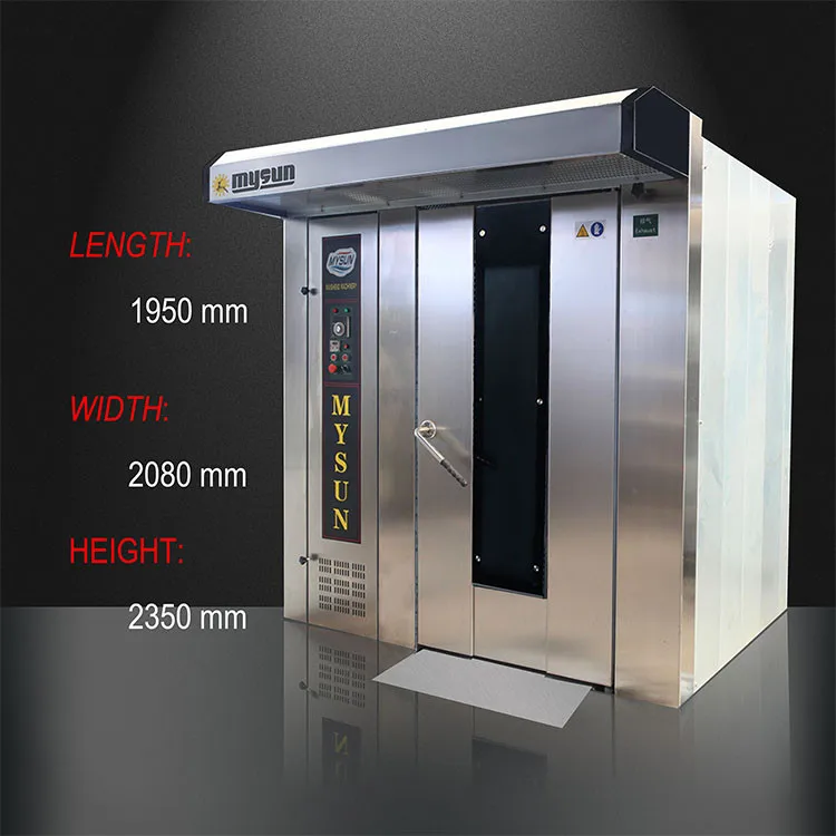 
prices 64 trays gas mini rotary bread oven bakery/stainless steel baking oven for bread 