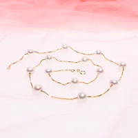 

New Arrival Jewellery Freshwater Pearls 925 Silver Necklace With Good Price