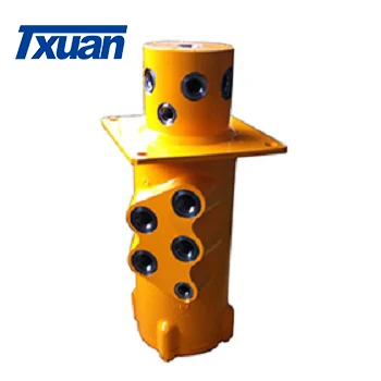 
1-30 Multi channel hydraulic central swivel union are designed for excavator, crane, grader and tower crane service 