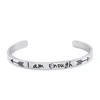 Loftily Jewelry I AM ENOUGH Bracelet Unisex Type Jewelry Gifts 2020 Christmas Promotional Bangles