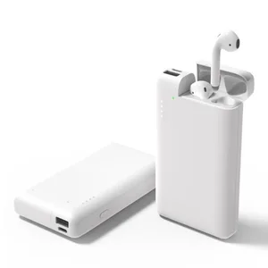 10000mAh 2 1 Power Bank Earbuds Phones