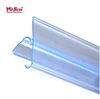 Plastic PVC Clear Data Grip Strips C channel Clip-In Hinged Ticket Molding