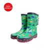 Children's Boys/Girls Monster, Dinosaurs, Flower Shapes and Printed Waterproof Easy-On Rubber Rain Boots (Toddler/Little Kids