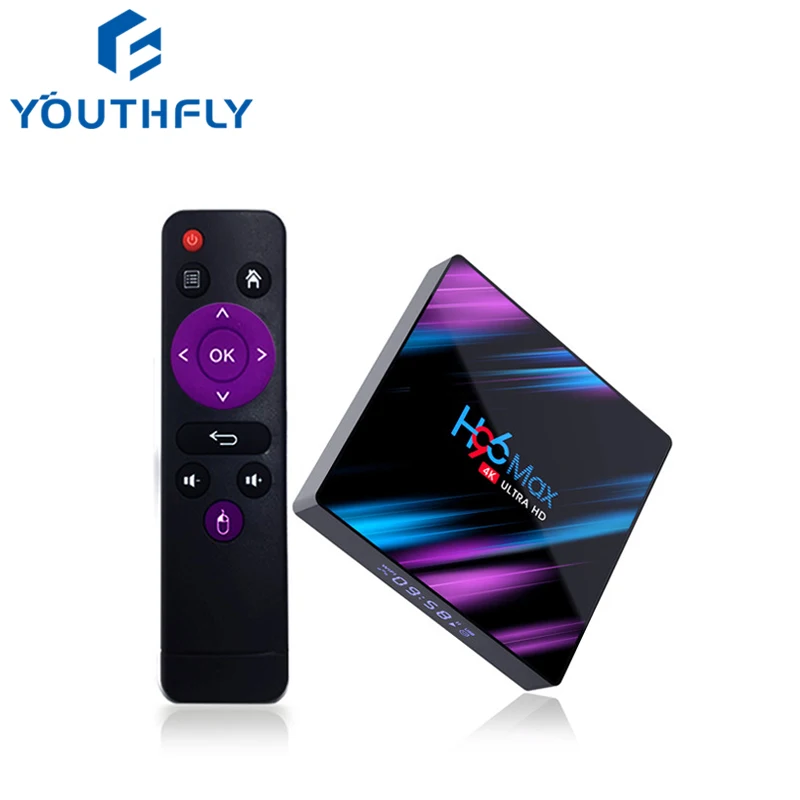 

TV box H96 max 2gb 16gb 4+32G Android 9.0 RK3318 TV boxs 2019 new coming H96 MAX TV BOX