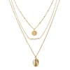 More Than 200 Designs Gold Multi Layer Necklace Pearl Cowrie Shell Stone Choker Necklaces Jewelry For Women