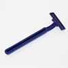 Straight Plastic Shaving Razor Disposable Razor Blade Shaving Single Blade Disposable Barber Razor