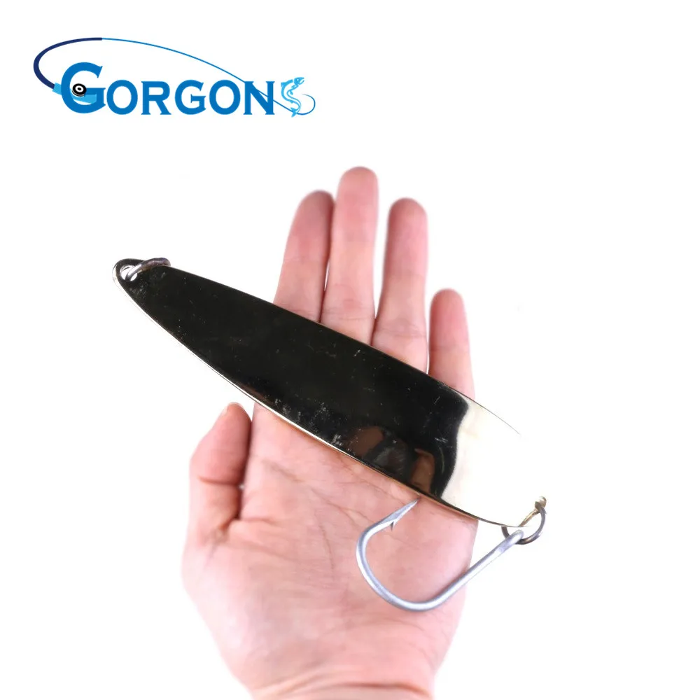 

Gorgons 160mm 180g huge gold color sea fishing spoon lures large and big fishing spoon manufacturers
