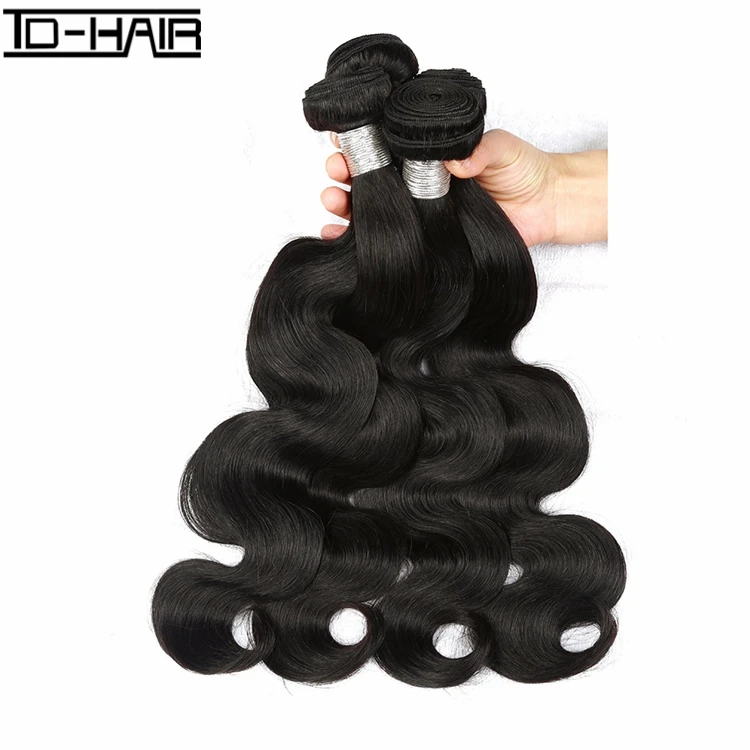 

Indian Hair Natural colour virgin wavy human hair extension fully cuticle aligned hair