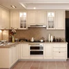 White Shaker Cabinet Factory direct sale modern Design Kitchen hotel cabinetry for wholesale