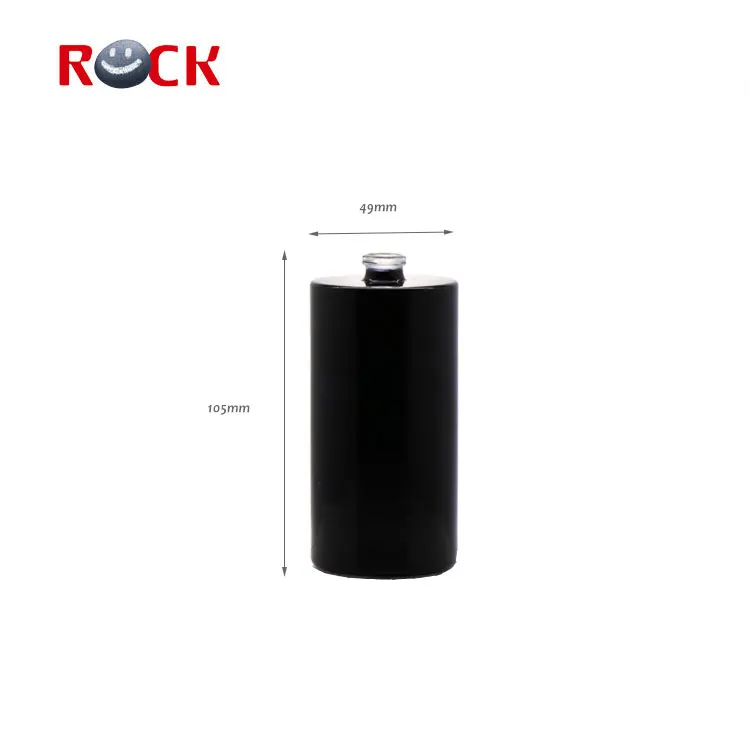 
New design glass refillable 15ml 50ml 100ml perfume bottle black 