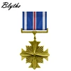 Wholesale China Cheap custom made zinc alloy antique metal ribbon police medals