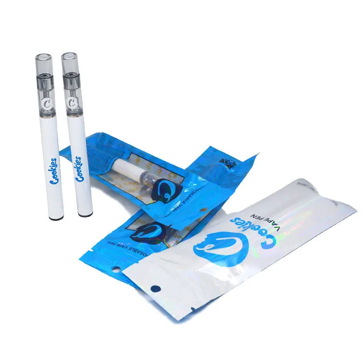 

Shenzhen Factory wholesale cookies 350mah cbd vape pen kits with cookies packaging, White