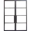 summer brown basic pivot tempered glass customized front ss aldrop everest smart prima steel doors