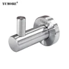 Decorative stainless steel wall hanger entryway robe hook chrome bathroom coat hooks