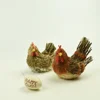 BSCI FSC Gifts Crafts holiday easter best selling products happy hen rooster Easter Spring straw Easter hen