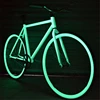 Long-lasting luminescent powder phosphor for cyan and other colors of rubber and resin