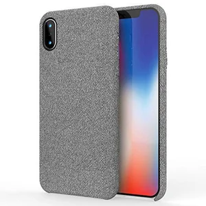 new arrival 2019 mobile phone soft touch cotton slim cloth fabric phone case for iphone xs xr cloth case