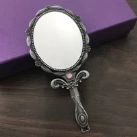 

Mini Vintage Six Color Oval Folding metal Handle Vanity Mirror