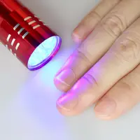 

4 Colors Nail Art Mini LED Flashlight UV Lamp Portable For Nail Gel Fast Dryer Nail Gel Cure Lamp Manicure Tool