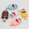 17*33mm DIY resin ice cream ice-lolly Popsicle charms cabochon ornament craft pendants decoration jewelry making material