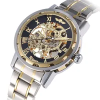 

OEM Cheap Small Design Skeleton Automatic Mechanical Movement Watches Men Stainless Steel Wrist Watch