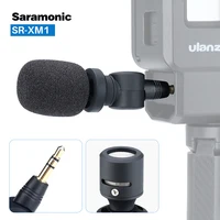 

Saramonic SR-XM1 Compact Tiny Mini Flexible 3.5mm TRS Microphone for Smartphone Go Pro DSLR Camera Vlogging Livestreaming