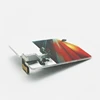 Popular Credit Card Size 8GB Flip Card USB Flash Drive retroflex Label Paper name card usb disk