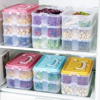 

air tight collapsible kitchen food storage box plastic