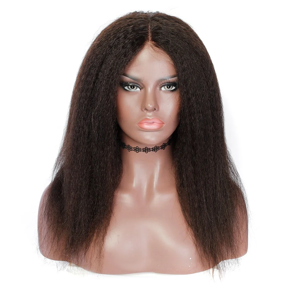 

Yvonne Kinky Straight Lace Front Wigs Natural Hairline, N/a