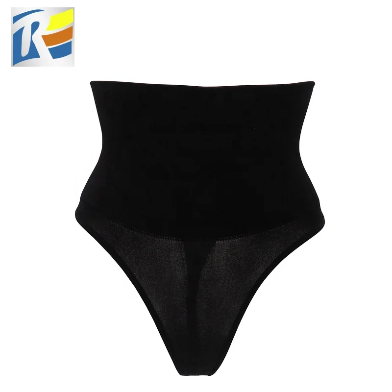 

Fashion elastic adult seamless black g strings women tight slim high waist tummy control lady thong, Black,or as customer's requires for oem order