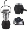 Hand crank 36 led solar lantern rechargeable camping light camping light with solar panel for outdoor activities