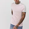 2019 Latest Design Cheap mens 100 cotton graphic t shirt with shoulder panel