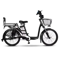 

GPS 20 22 24 inch 350W 500W 48V 12AH Loading Electric Bicycle With Pedals