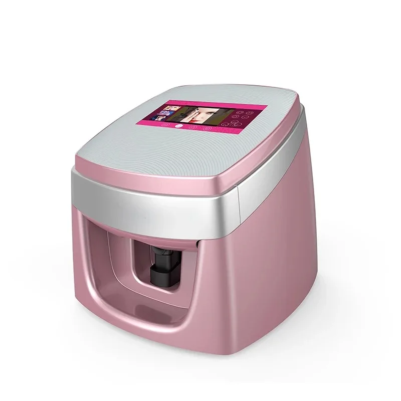 

Home Portable Easy Operation DIY 3D Digital Nail Art Printer for Sale, White/pink/rose gold