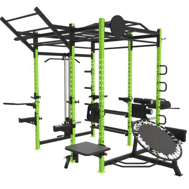 

Custom Gym Rack Multifunctional Fitness Equipment Free Standing Pull Up Station, Black+green/red/orange/yellow