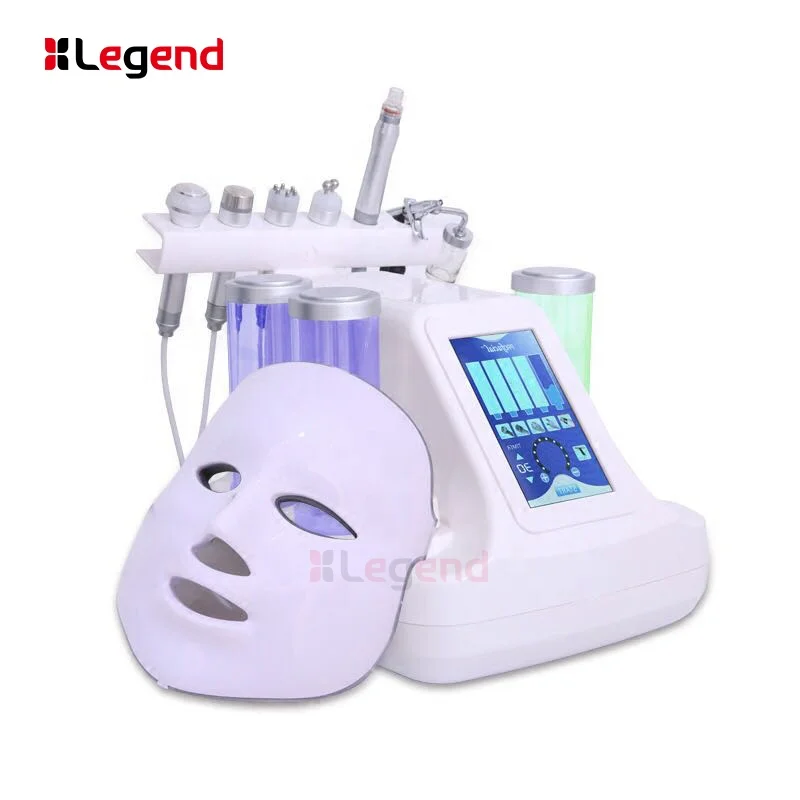 

Hydra Dermabrasion Peel Spa Facial Machine Skin Rejuvenation Water Oxygen Small Gas Bubble Machine 7 in 1