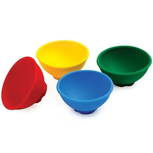 

Eco-Friendly Tableware Colorful Baby Bowl Seasoning bowl Silicone Pinch Bowl