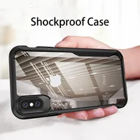 

Factory Wholesale Shockproof Armor Transparent Silicone Phone Case Cover For iPhone XS XR 8 7 Plus 6 6S Plus 5 XS Max