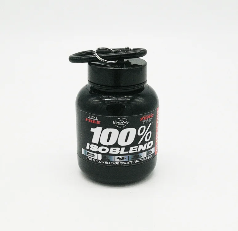 Portable Black Small Sealed Container Moisture - Proof Mini Protein Box