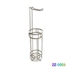 Living room bedroom metal wire stainless steel tissue towel roller stand and reserve