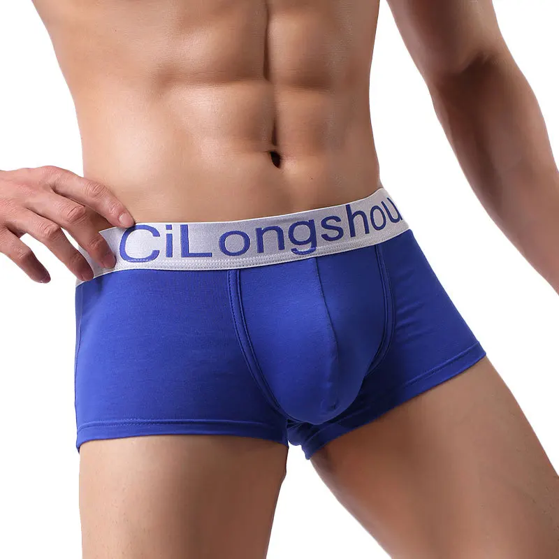 

Hot Sexy Fashion Plain 100% Cotton Boys Male Men's Shorts Brief Boxer Underpants Custom Underwear, Picture