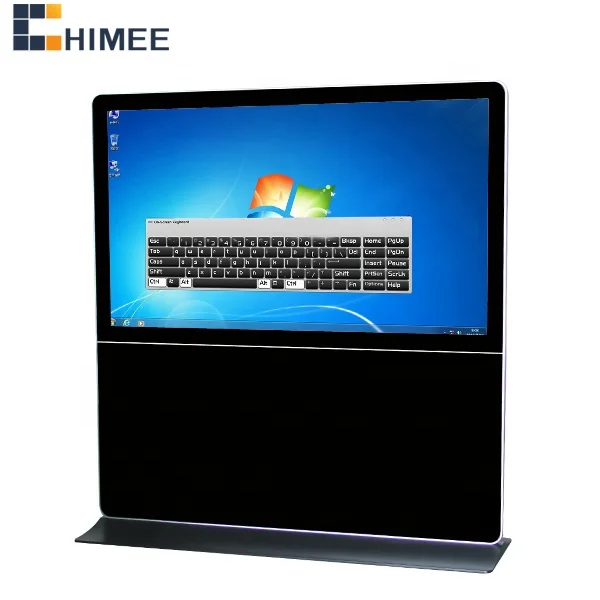 84inch Computer Monitor Floor Stand Lcd Advertisement Samples