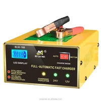 

15a Intelligent external 12v/24v pulse repair portable automatic battery charger