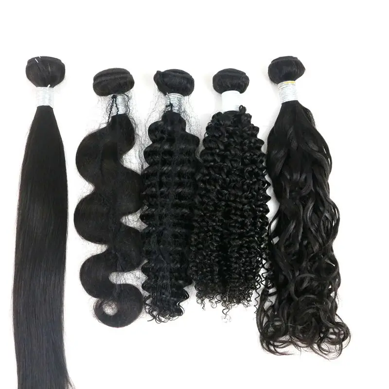 

100% Unprocessed Human Hair Bundles Weaves Virgin Brazilian Cuticle Aligned Hair