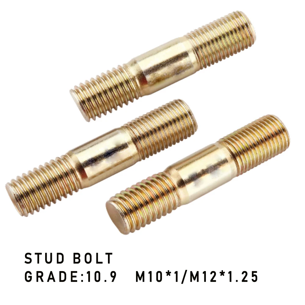 
grade 10.9 m10 Galvanized stud bolt 